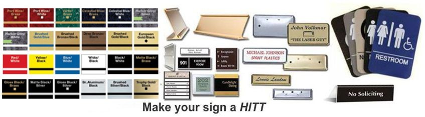 Signage
Engraving
Engraved Signage
Custom Engraved Nameplates
Engraved Name Badges
Engraving Colors
Realtor Signs
Banner Stands
Banners
Hot Stamping
Hot Stamping Badges
Engraved Signs with Braille
Recognition Awards
Vinyl Lettering
Vehicle M