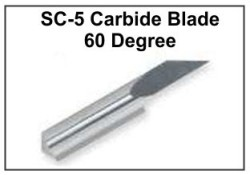 SC-5 Carbide Blade, 60 Degree
