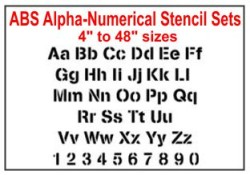 Stencil Number sets