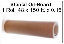 Oil Board Roll, 48" x 150' x .015 Point