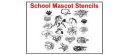 Mascot and Team School Stencils