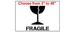 Fragile Freight Stencil
