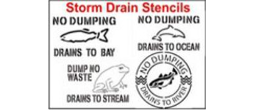 Storm Drain Stencils