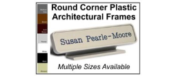 Our Plastic Sign Frames, With Rounded Corner