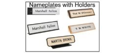 Our Complete Nameplates with Holders