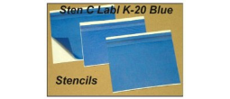 STEN C LABL K-20 Dark Blue Stencils