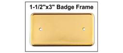 1.5x3 Badge Frame Frame only
