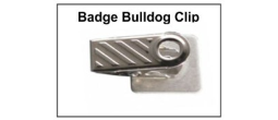 Name Badge Bulldog Clip