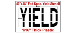 YIELD Federal Spec Stencil