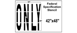 ONLY Federal Spec Stencil