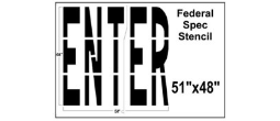 YIELD Federal Spec Stencil