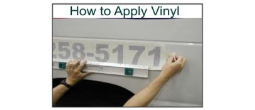 Instructions on How To Apply Vinyl Lettering