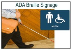 Custom ADA Signs with Braille