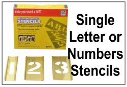 12 Interlocking Alphabet Kit Stencil — 1-800-Stencil