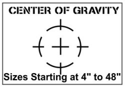 Center of Gravity Stencil