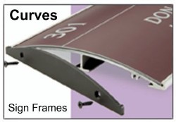 Curves Sign Frames