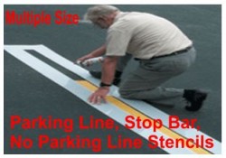 Parking Line Stripe Stencils