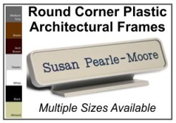 Our Plastic Sign Frames, With Rounded Corner