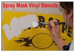 Spray Mask Vinyl Stencils