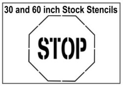 Street Stop Sign Stencils