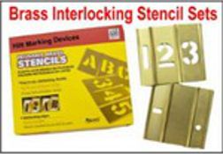 Interlocking Brass Stencil Sets