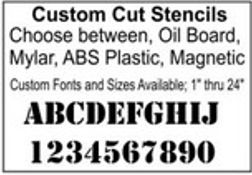 Custom Cut Stencils