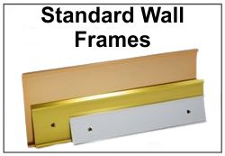 Standard Aluminum Wall Frames