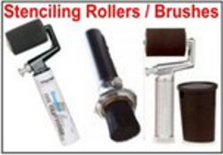 Stenciling Rollers, Foam Rollers, Fountain Rollers