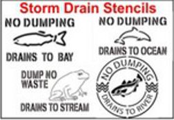 Storm Drain Stencils