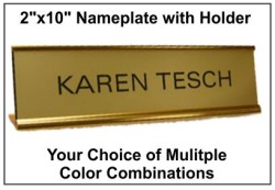 Notary Public Nameplate