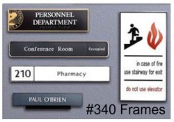 Architectural Aluminum Frames
Aluminum Sign Frames
Nameplate Holders