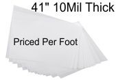 Mylar plastic roll stock priced per foot