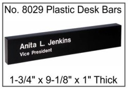 8029 Plastic Desk Bar