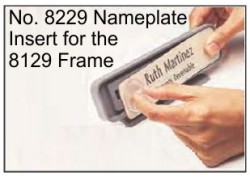 8229 Nameplate Insert