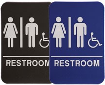 ADA Stock Signs
Stock ADA Sign, 6"x9", RESTROOM UNISEX
Stock ADA Sign, 6"x9", HANDICAP RESTROOM UNISEX