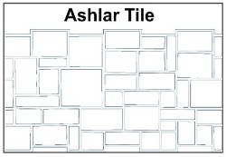 Ashlar Tile Stencil