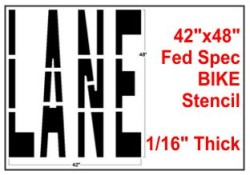 LANE Federal Spec Stencil