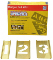 1/2" Brass Interlocking Stencils