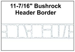 Bushrock Border Stencil
Concrete Stencil
Driveway Stencil