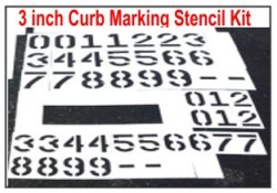 Curb Painting Stencils