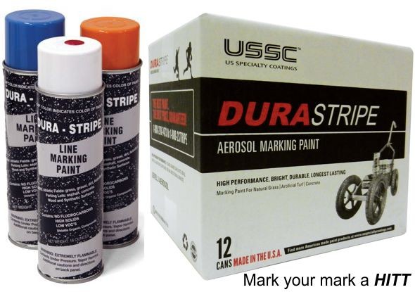 DuraStripe Red Aerosol Athletic Striping Paint