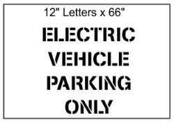 Electric Vehicle Stencil