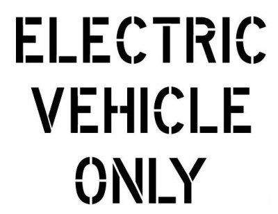 Electric Vehicle Stencil