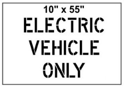 Electric Vehicle Stencil