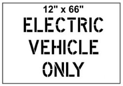 Electric Vehicle Stencil