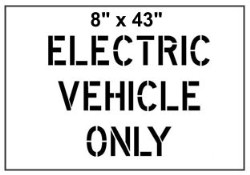 Electric Vehicle Stencil