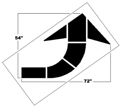 Federal Spec Curve Arrow Stencil
Curve Arrow Stencil