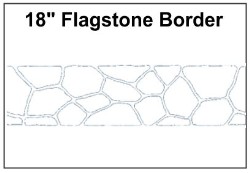 Flagstone Border Stencil
Concrete Stencil
Driveway Stencil