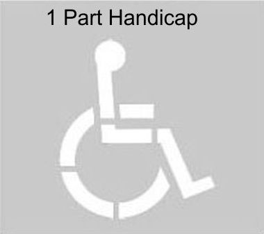 48x48 Handicap Stencil