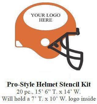 Football Helmet Stencil Kit